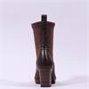Hispanitas Bangkok Front Zip Heel Boot - Brown Suede